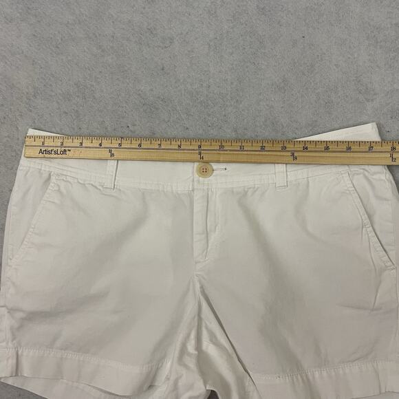 Lilly Pulitzer Callahan Knit Shorts Size 12 Large Resort White 5” Inseam Casual - Picture 5 of 11